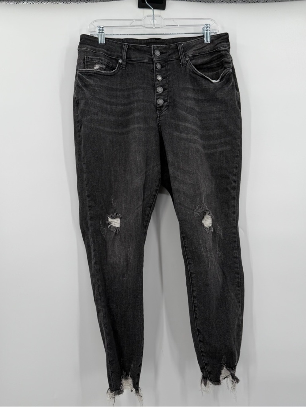 Judy blue button fly skinny jeans 16w